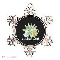 Cheers Dad Bottle And Beer Ornament thumb 0