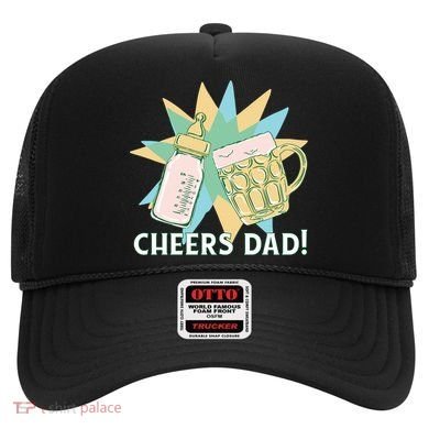 Cheers Dad Bottle And Beer Hat