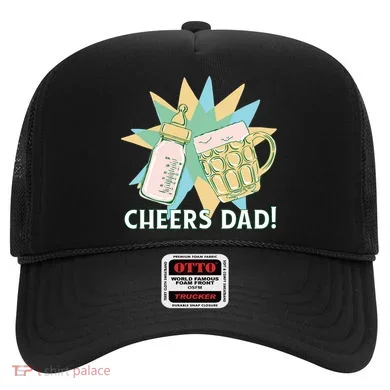 Cheers Dad Bottle And Beer Hat