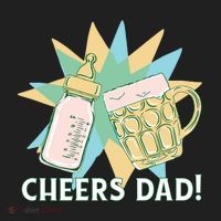 Cheers Dad Bottle And Beer Hat thumb 2