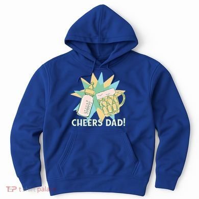 Cheers Dad Bottle And Beer Hoodie