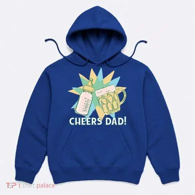 Cheers Dad Bottle And Beer Hoodie