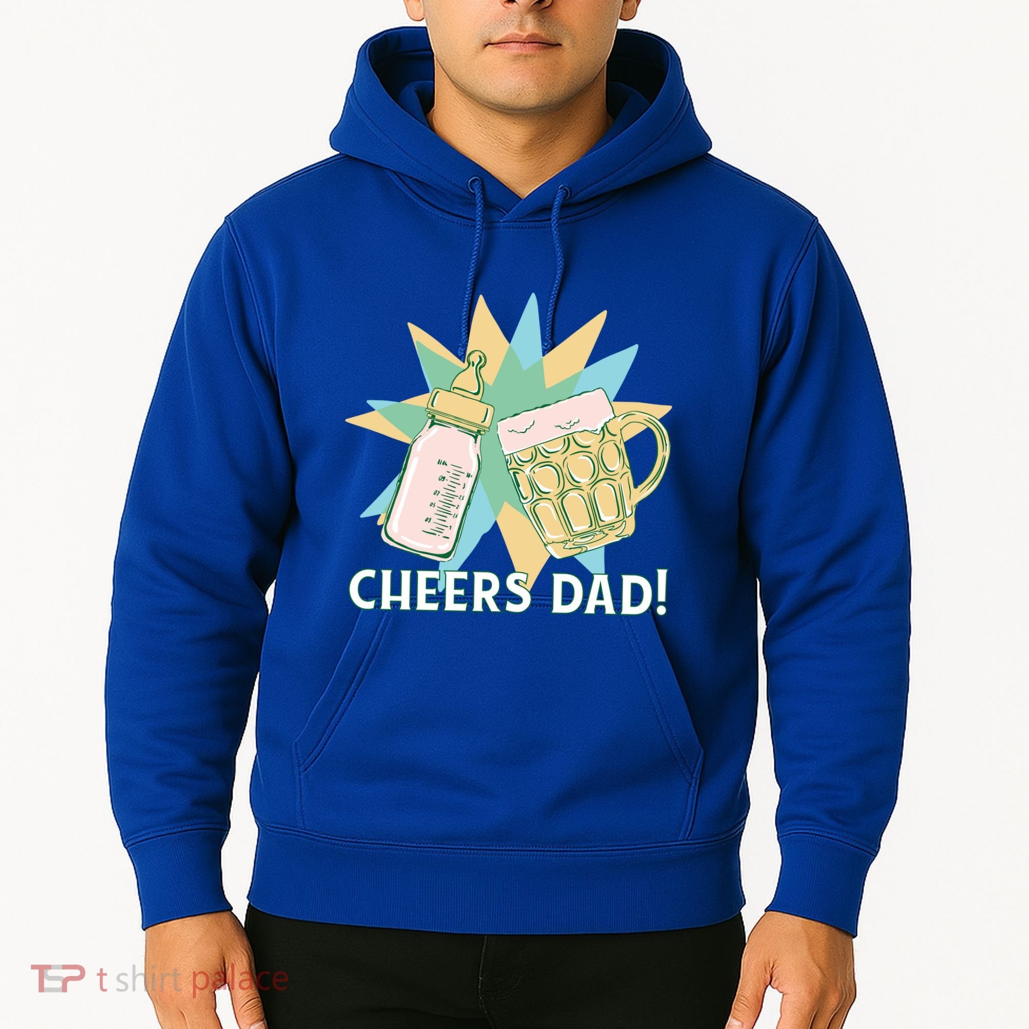 Cheers Dad Bottle And Beer Hoodie