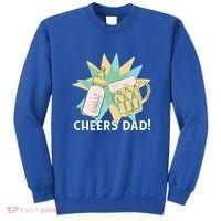 Cheers Dad Bottle And Beer Sweatshirt thumb 0