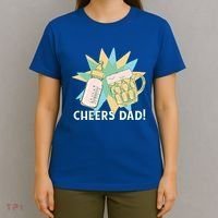 Cheers Dad Bottle And Beer T-Shirt thumb 4