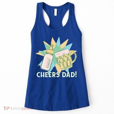 Cheers Dad Bottle And Beer Women's Tank Top