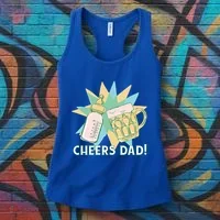 Cheers Dad Bottle And Beer Women's Tank Top thumb 3