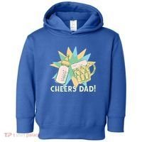 Cheers Dad Bottle And Beer Toddler Hoodie thumb 0