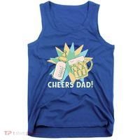 Cheers Dad Bottle And Beer Tank Top thumb 0