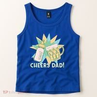 Cheers Dad Bottle And Beer Tank Top thumb 2