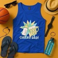 Cheers Dad Bottle And Beer Tank Top thumb 4