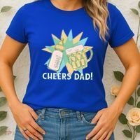 Cheers Dad Bottle And Beer Women's T-Shirt thumb 2