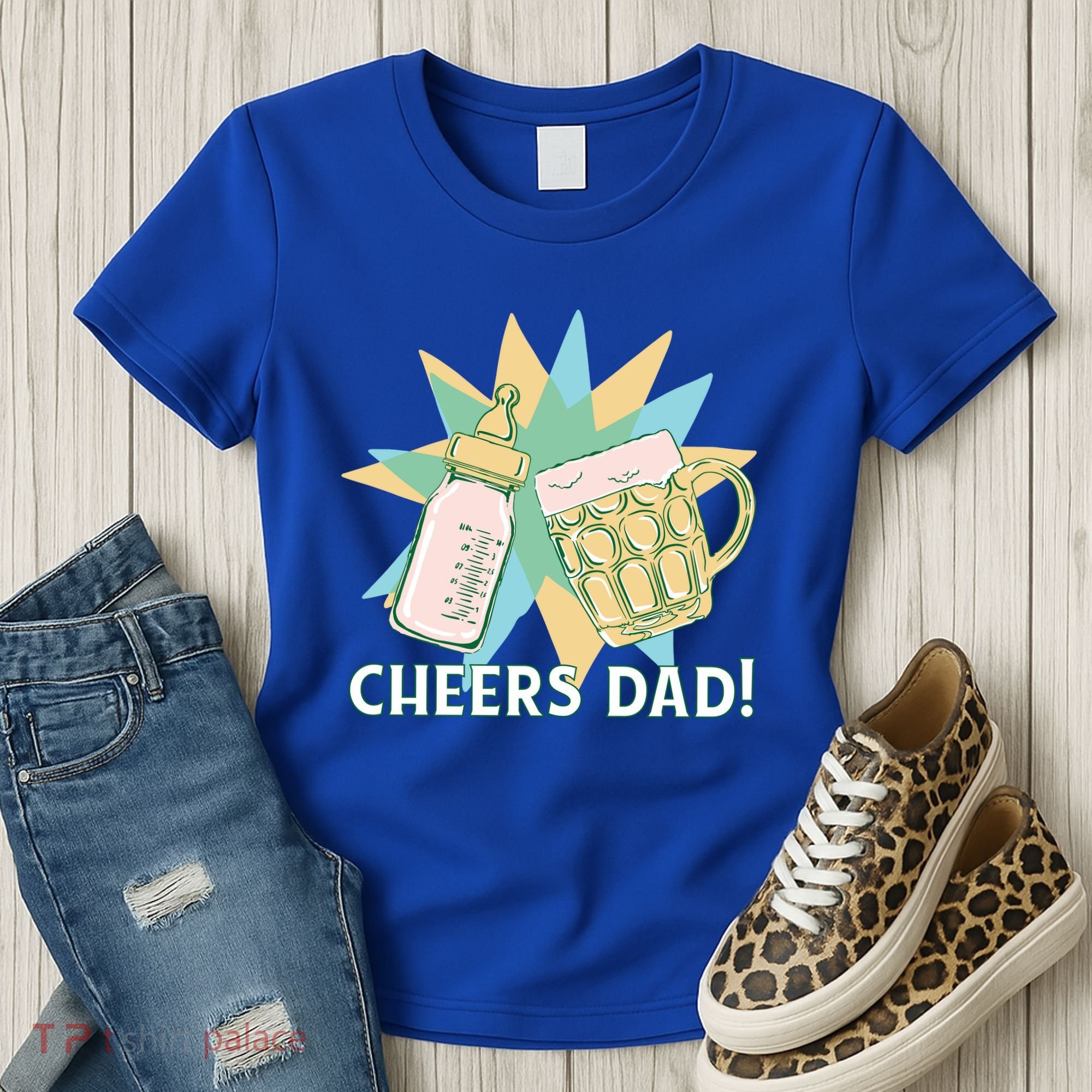 Cheers Dad Bottle And Beer Women's T-Shirt