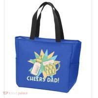 Cheers Dad Bottle And Beer Tote Bag thumb 3