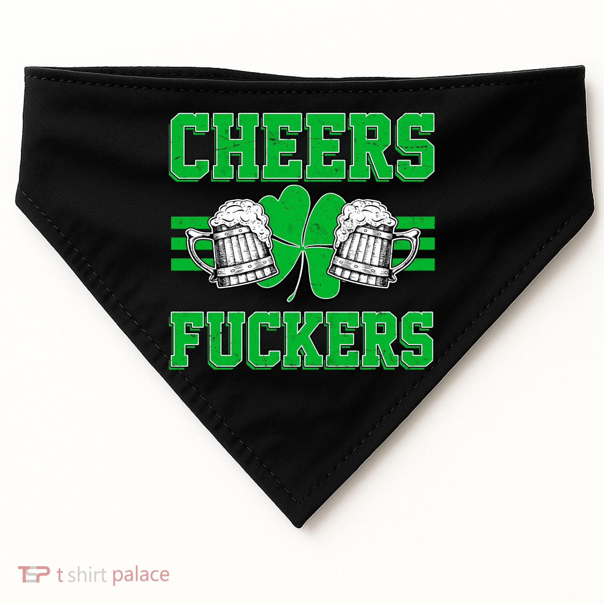 Cheers Fuckers USA-Made Doggie Bandana