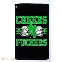 Cheers Fuckers Golf Towel thumb 0