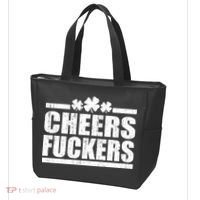 Cheers Fuckers Funny St. Patrick's Day Tote Bag thumb 3
