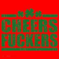 Cheers Fuckers Funny St. Patrick's Day Santa Hat thumb 1