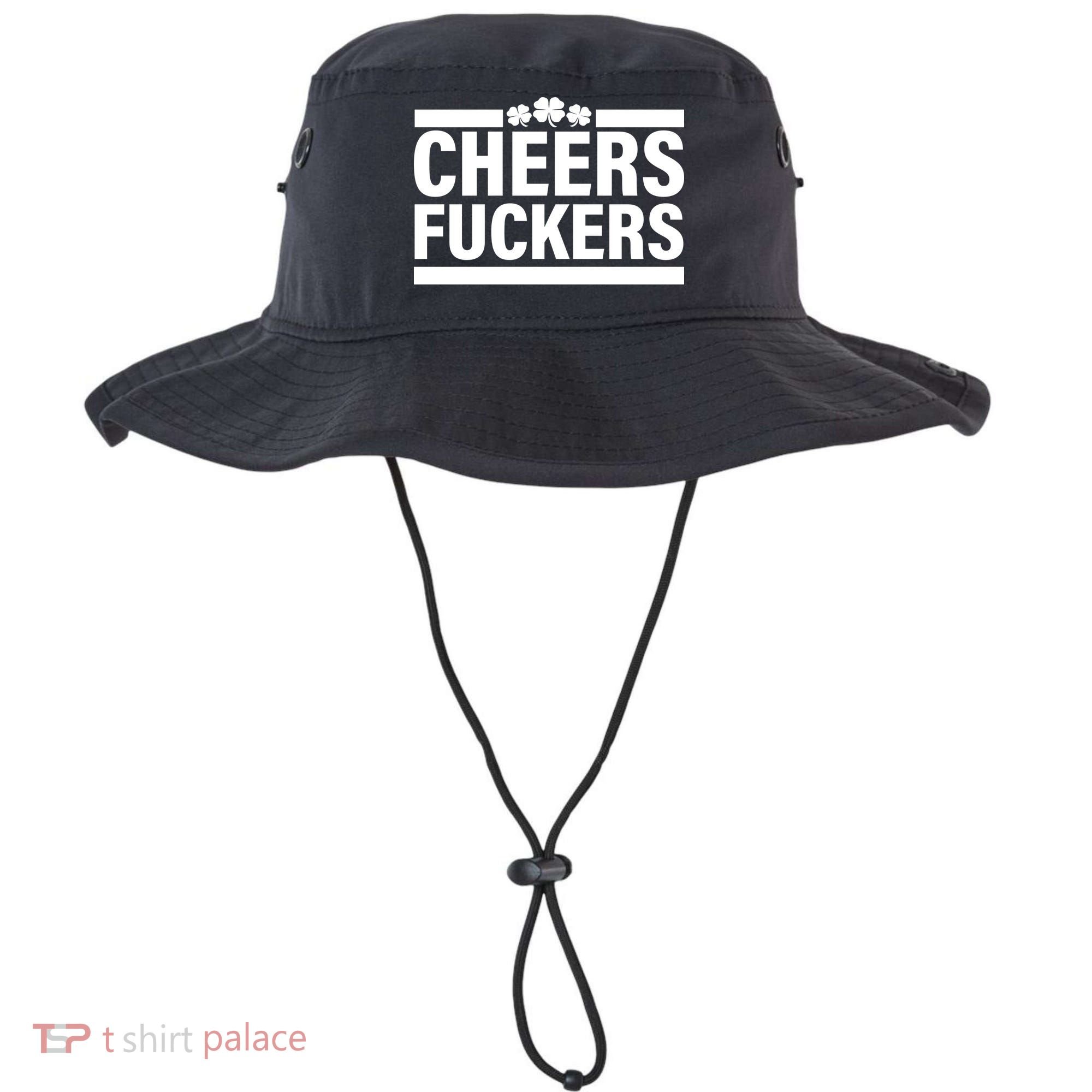 Cheers Fuckers Shamrock Bucket Hat