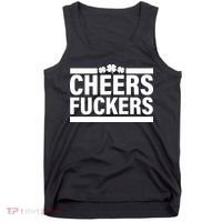Cheers Fuckers Shamrock Tank Top thumb 0