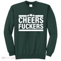 Cheers Fuckers Shamrock Sweatshirt thumb 0