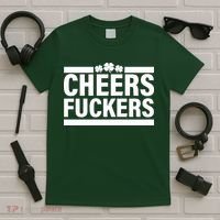 Cheers Fuckers Shamrock T-Shirt thumb 5