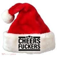 Cheers Fuckers Shamrock Santa Hat thumb 0