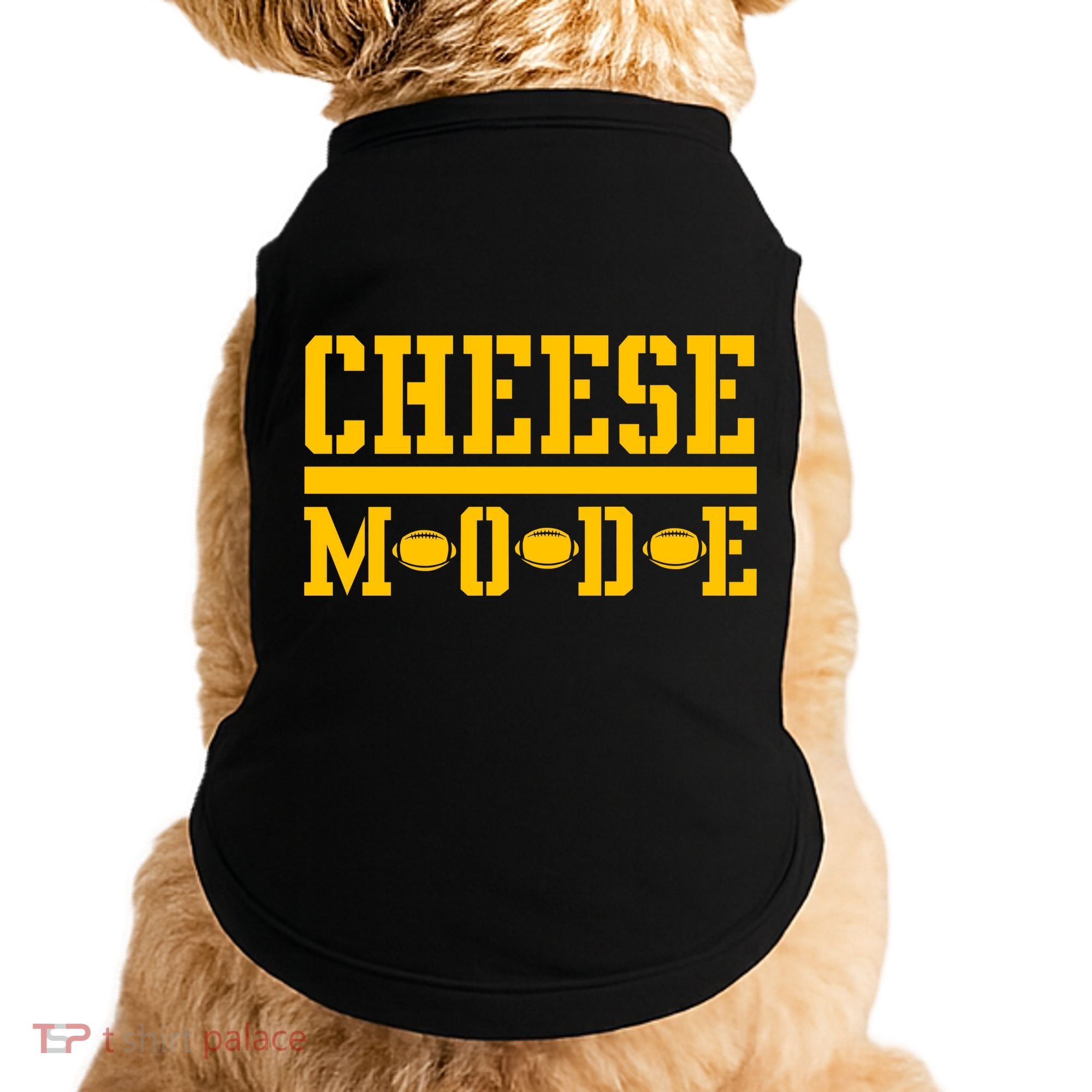 Cheese Mode Football Fan Doggie Tank