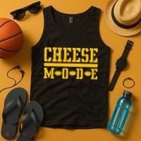 Cheese Mode Football Fan Tank Top thumb 4