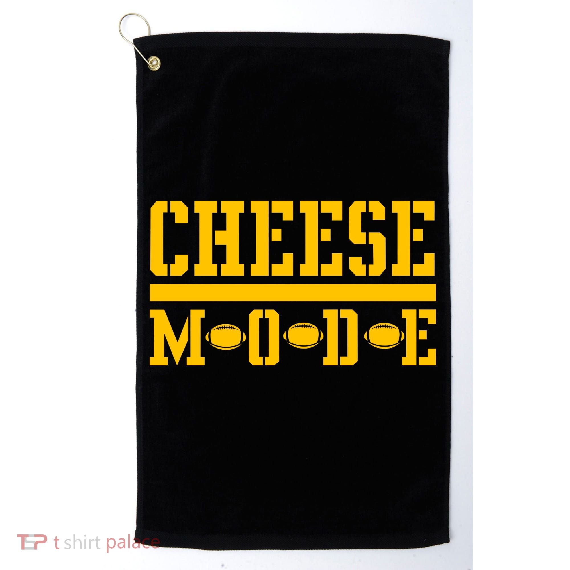 Cheese Mode Football Fan Golf Towel