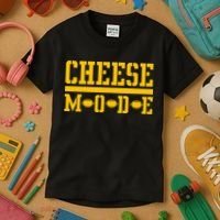 Cheese Mode Football Fan Kids T-Shirt thumb 3