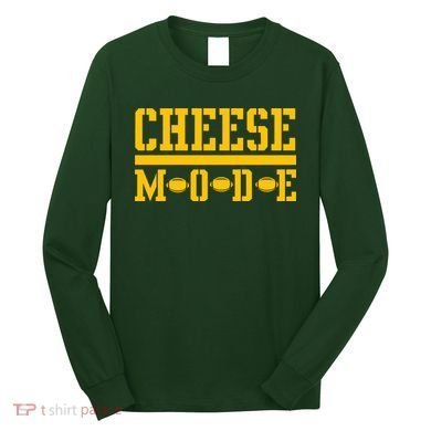 Cheese Mode Football Fan Long Sleeve Shirt