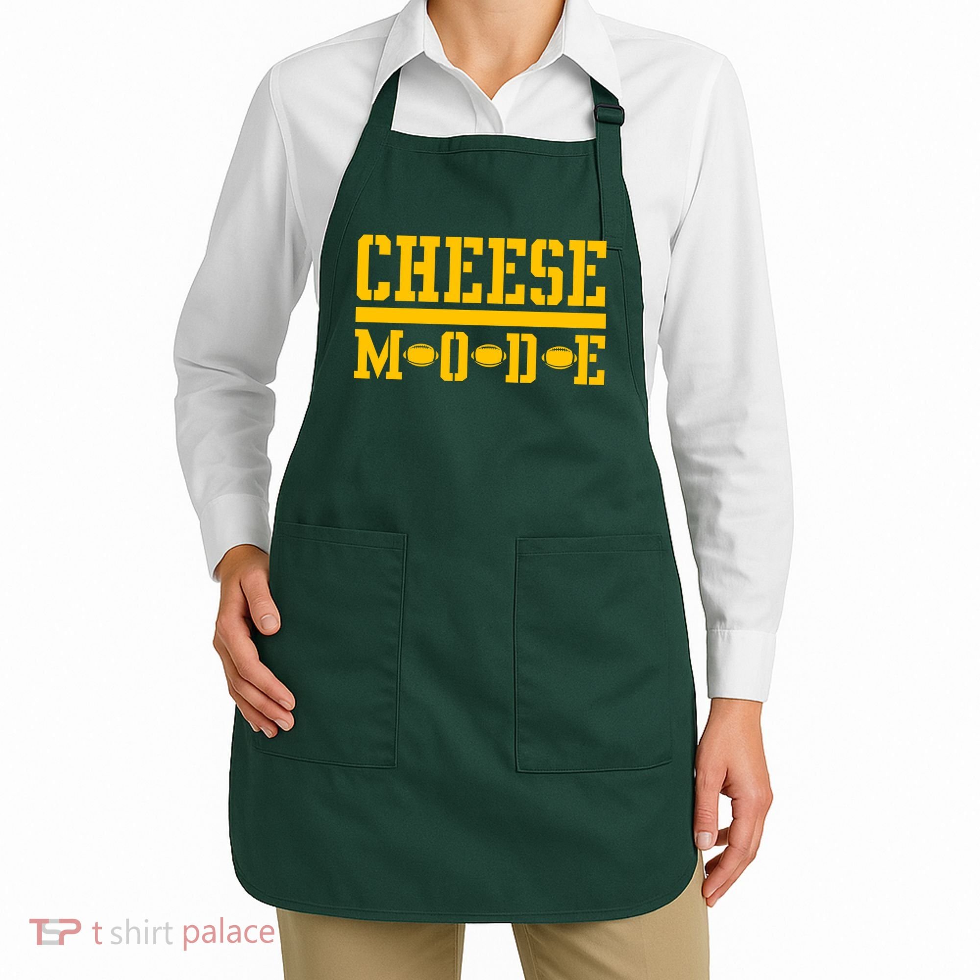 Cheese Mode Football Fan Apron