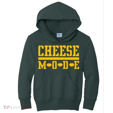 Cheese Mode Football Fan Kids Hoodie