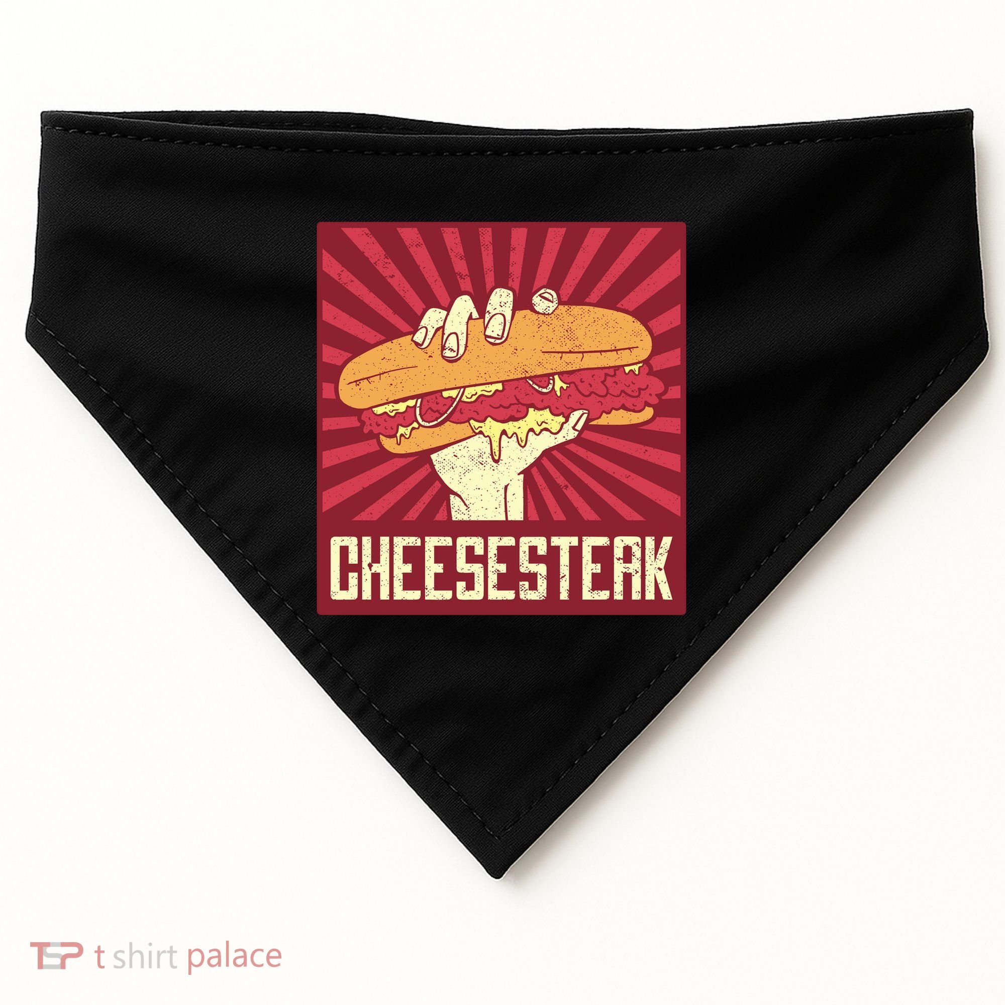 Cheesesteak USA-Made Doggie Bandana