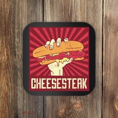 Cheesesteak Coaster