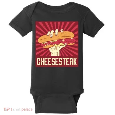 Cheesesteak Baby Bodysuit