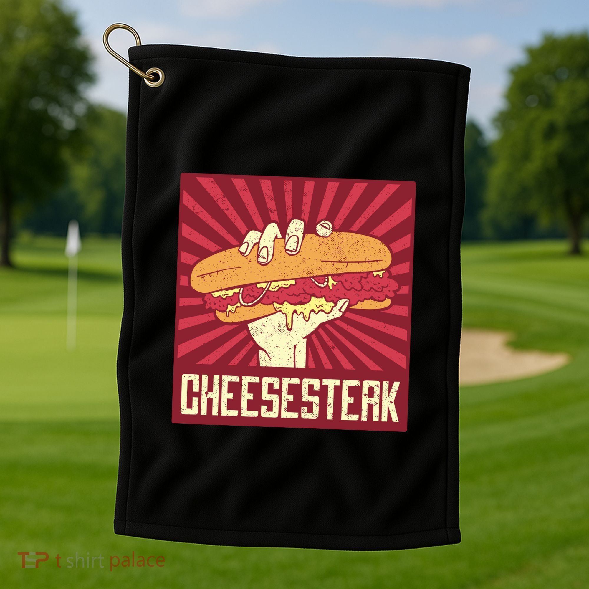 Cheesesteak Golf Towel