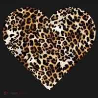 Cheetah Print Heart Doggie Tank thumb 4