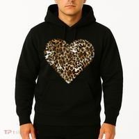Cheetah Print Heart Hoodie thumb 2