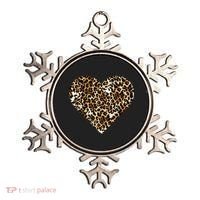Cheetah Print Heart Ornament thumb 0
