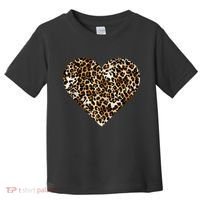 Cheetah Print Heart Toddler T-Shirt thumb 0