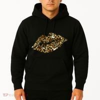 Cheetah Print Skinned Lips Hoodie thumb 2