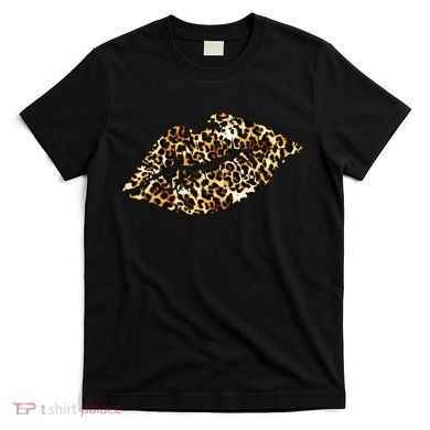 Cheetah Print Skinned Lips T-Shirt
