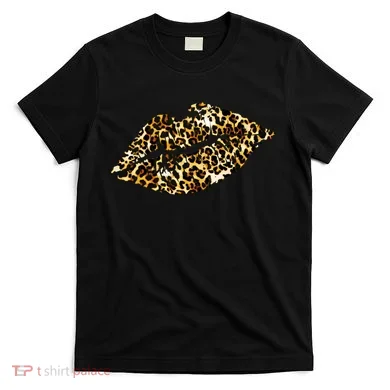 Cheetah Print Skinned Lips T-Shirt