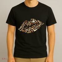 Cheetah Print Skinned Lips T-Shirt thumb 3