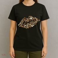 Cheetah Print Skinned Lips T-Shirt thumb 4