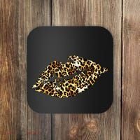Cheetah Print Skinned Lips Coaster thumb 0