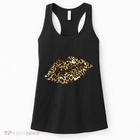 Cheetah Print Skinned Lips Women's Tank Top thumb 0