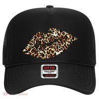 Cheetah Print Skinned Lips Hat thumb 0